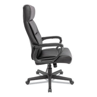 Alera Oxnam Series High-back Task Chair, Supports Up To 275 Lbs, 17.56" To 21.38" Seat Height, Black Seat-back, Black Base