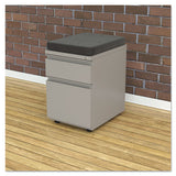 2-drawer Metal Pedestal Box File With Full Length Pull, 14.96w X 19.29d X 21.65h, Light Gray