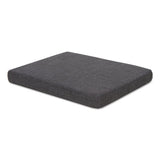 Seat Cushion For File Pedestals, 14.88w X 19.13d X 2.13h, Smoke