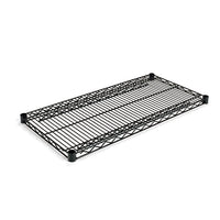 Industrial Wire Shelving Extra Wire Shelves, 36w X 18d, Black, 2 Shelves-carton