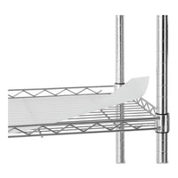 5-shelf Wire Shelving Kit With Casters And Shelf Liners, 48w X 18d X 72h, Silver