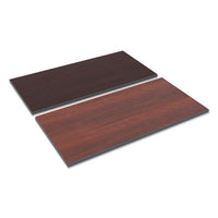 Reversible Laminate Table Top, Rectangular, 47 5-8 X 23 5-8, Med Cherry-mahogany