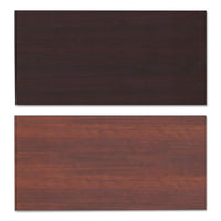 Reversible Laminate Table Top, Rectangular, 47 5-8 X 23 5-8, Med Cherry-mahogany