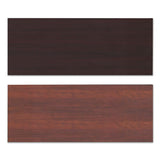 Reversible Laminate Table Top, Rectangular, 59 1-2w X 23 5-8,med Cherry-mahogany