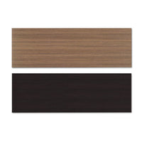 Reversible Laminate Table Top, Rectangular, 71 1-2w X 23 5-8d, Espresso-walnut