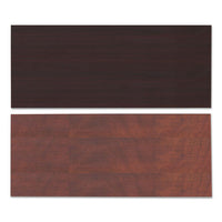 Reversible Laminate Table Top, Rectangular, 71 1-2 X 29 1-2, Med Cherry-mahogany