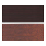 Reversible Laminate Table Top, Rectangular, 71 1-2 X 29 1-2, Med Cherry-mahogany