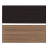 Reversible Laminate Table Top, Rectangular, 71 1-2w X 29 1-2d, Espresso-walnut