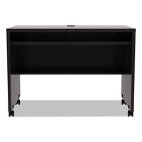 Alera Valencia Series Mobile Workstation Desk, 41.38w X 23.63d X 30h, Espresso