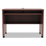 Alera Valencia Mobile Workstation Desk, 41.38w X 23.63d X 30h, Medium Cherry