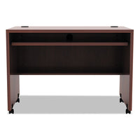 Alera Valencia Mobile Workstation Desk, 41.38w X 23.63d X 30h, Medium Cherry