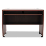 Alera Valencia Mobile Workstation Desk, 41.38w X 23.63d X 30h, Medium Cherry