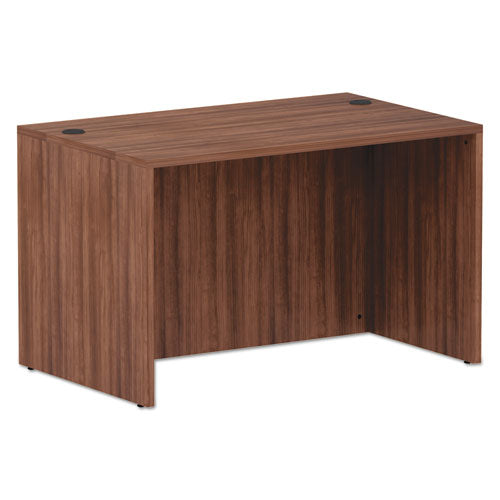 Alera Valencia Series Straight Front Desk Shell, 47.25w X 29.5d X 29.63h, Modern Walnut