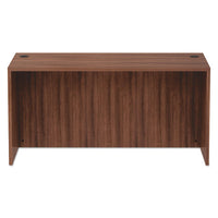 Alera Valencia Series Straight Front Desk Shell, 59.13w X 29.5d X 29.63h, Modern Walnut