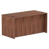 Alera Valencia Series Straight Front Desk Shell, 59.13w X 29.5d X 29.63h, Modern Walnut