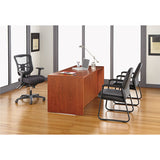 Alera Valencia Series Straight Front Desk Shell, 65w X 29.5d X 29.63h, Cherry