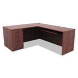 Alera Valencia Series Straight Front Desk Shell, 65w X 29.5d X 29.63h, Cherry