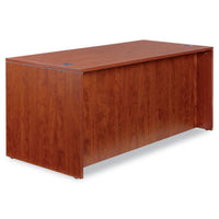 Alera Valencia Series Straight Front Desk Shell, 65w X 29.5d X 29.63h, Cherry