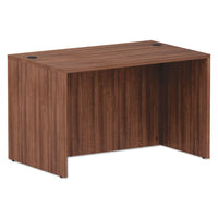 Alera Valencia Series Straight Front Desk Shell, 65w X 29.5d X 29.63h, Modern Walnut