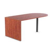 Alera Valencia Series D Top Desk, 71w X 35.5d X 29.63h, Medium Cherry