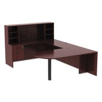 Alera Valencia Series D Top Desk, 71w X 35.5d X 29.63h, Mahogany