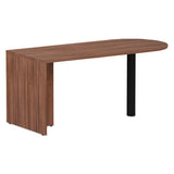 Alera Valencia Series D Top Desk, 71w X 35.5d X 29.63h, Mahogany