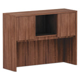 Alera Valencia Series Hutch With Doors, 58.88w X 15d X 35.38h, Espresso