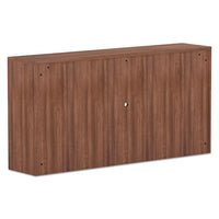 Alera Valencia Series Hutch, 3-comp, 70.63w X 15d X 35.38h, Modern Walnut