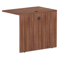 Alera Valencia Series Reversible Return-bridge Shell, 35w X 23 5-8d X 29 1-2h, Modern Walnut