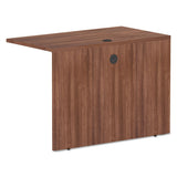 Alera Valencia Series Reversible Return-bridge Shell, 42w X 23 5-8d X 29 1-2h, Modern Walnut