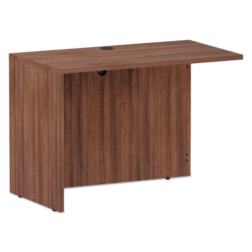 Alera Valencia Series Reversible Return-bridge Shell, 42w X 23 5-8d X 29 1-2h, Modern Walnut