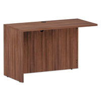 Alera Valencia Series Reversible Return-bridge Shell, 47 1-4w X 23 5-8d X 29 1-2h, Modern Walnut