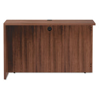 Alera Valencia Series Reversible Return-bridge Shell, 47 1-4w X 23 5-8d X 29 1-2h, Modern Walnut