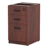 Alera Valencia Box-box-file Full Pedestal, 15.63w X 20.5d X 28.5h, Medium Cherry