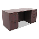 Alera Valencia Box-box-file Full Pedestal, 15.63w X 20.5d X 28.5h, Medium Cherry