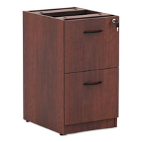 Alera Valencia File-file Drawer Full Pedestal, 15.63w X 20.5d X 28.5h, Medium Cherry