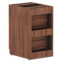 Alera Valencia Series File-file Full Pedestal File,15.63w X 20.5d X 28.5h, Modern Walnut