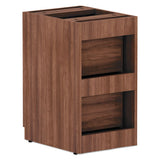 Alera Valencia Series File-file Full Pedestal File,15.63w X 20.5d X 28.5h, Modern Walnut