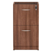 Alera Valencia Series File-file Full Pedestal File,15.63w X 20.5d X 28.5h, Modern Walnut