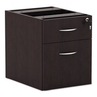 Alera Valencia Series 3-4 Box-file Pedestal,15.63w X 20.5d X 19.25h, Espresso