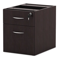 Alera Valencia Series 3-4 Box-file Pedestal,15.63w X 20.5d X 19.25h, Espresso