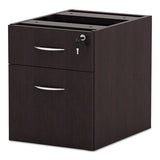 Alera Valencia Series 3-4 Box-file Pedestal,15.63w X 20.5d X 19.25h, Espresso