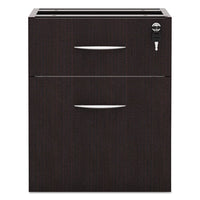 Alera Valencia Series 3-4 Box-file Pedestal,15.63w X 20.5d X 19.25h, Espresso