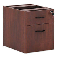 Alera Valencia Series 3-4 Box-file Pedestal, 15.63w X 20.5d X 19.25h, Medium Cherry