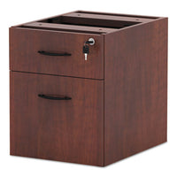 Alera Valencia Series 3-4 Box-file Pedestal, 15.63w X 20.5d X 19.25h, Medium Cherry