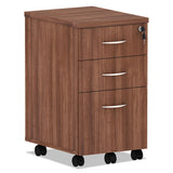 Alera Valencia Mobile Box-box-file Pedestal File, 15.88w X 20.5d X 28.38h Mahogany