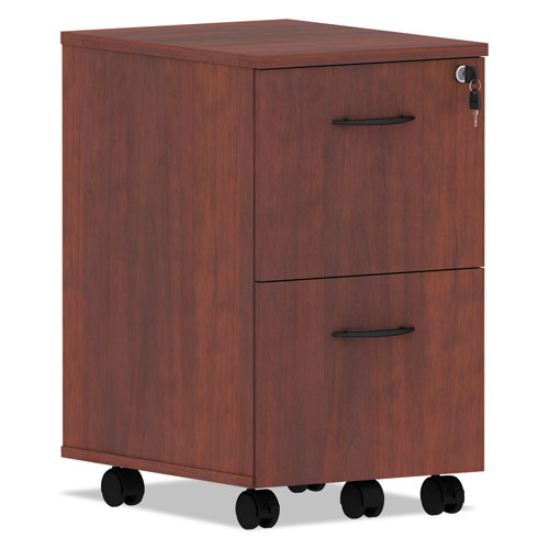 Alera Valencia Series Mobile File-file Pedestal, 15.38w X 20d X 26.63h, Medium Cherry