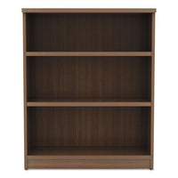 Alera Valencia Series Bookcase, Three-shelf, 31 3-4w X 14d X 39 3-8h, Mod Walnut