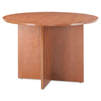 Alera Valencia Round Conference Table W-legs, 29 1-2h X 42 Dia., Espresso