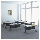 Alera Valencia Flip Training Table Base, Modesty Panel, 57.88 X 19.75 X 28.5, Black